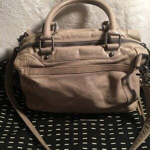 Rebecca Minkoff Taupe Leather Satchel Bag